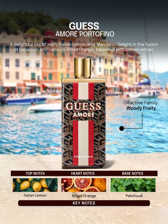 GUESS Amore Portofino Long Lasting Eau De Toilette - 100 ml - Image 5