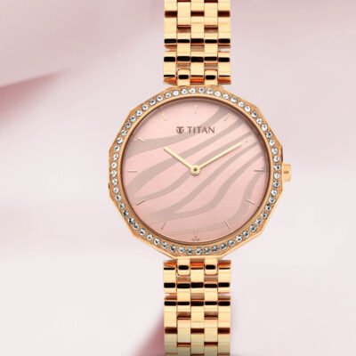 Titan NQ95132WM01 Purple Animalia Analog Watch - For Women