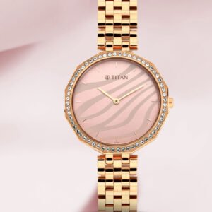 Titan NQ95132WM01 Purple Animalia Analog Watch - For Women