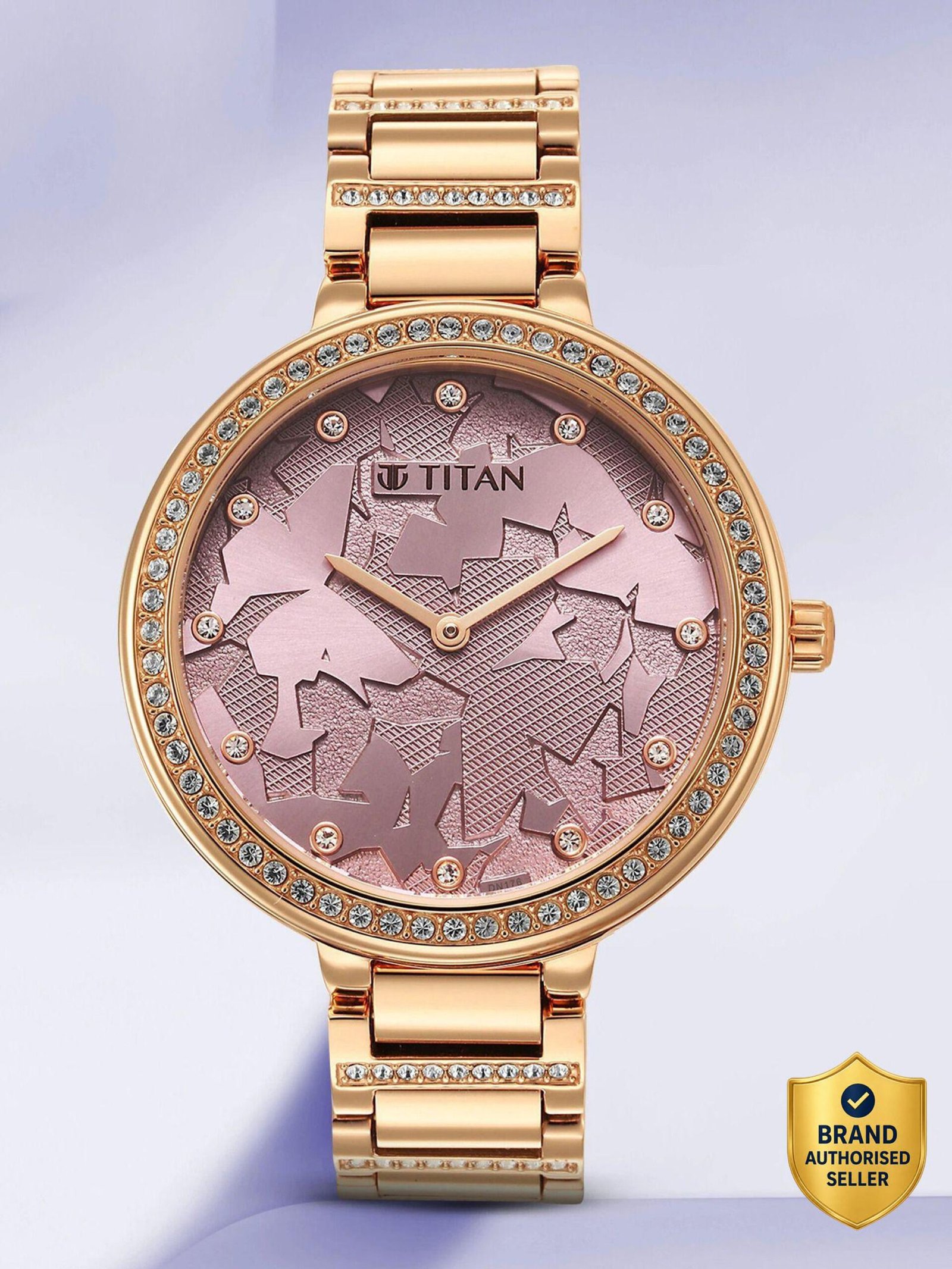 Titan Purple Glitz Analog Watch - For Women NS95211WM01,NT7982PP11,95211WM01