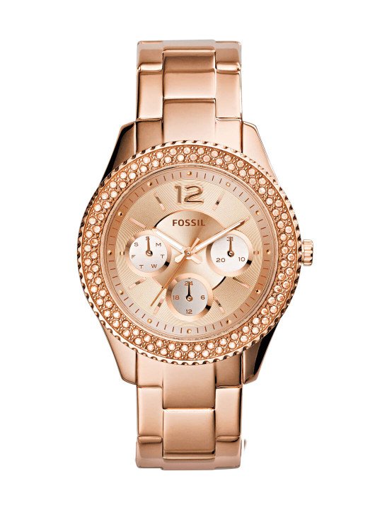 Fossil Women Rose Gold-Toned Analogue Watch ES3590I