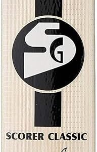 SG Scorer Classic Kashmir Willow Cricket Bat ( Size: Size 6,Leather Ball ), Wood, Multicolour