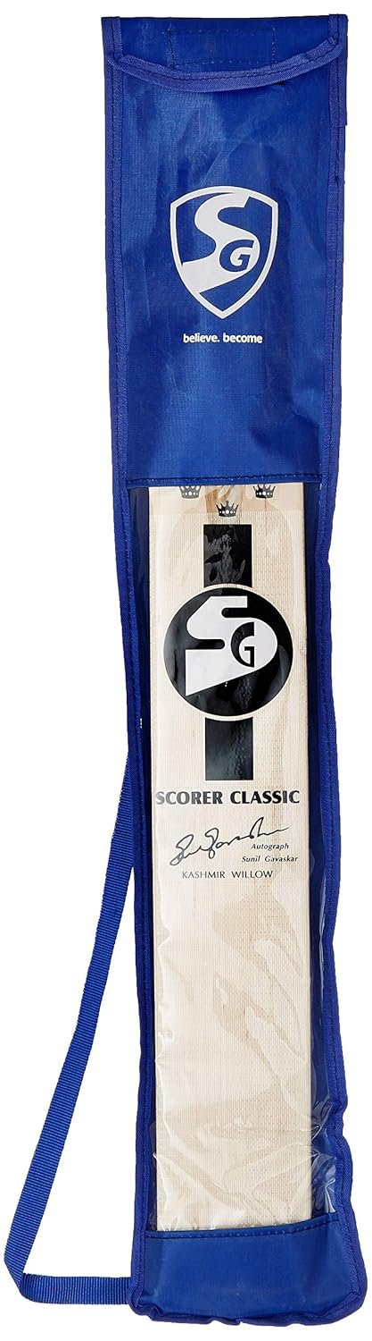 SG Scorer Classic Kashmir Willow Cricket Bat ( Size: Size 6,Leather Ball ), Wood, Multicolour - Image 5