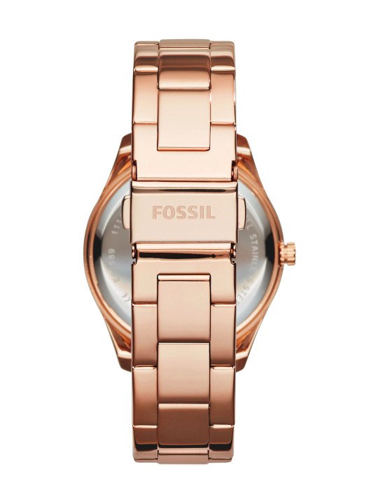 Fossil Women Rose Gold-Toned Analogue Watch ES3590I - Image 3