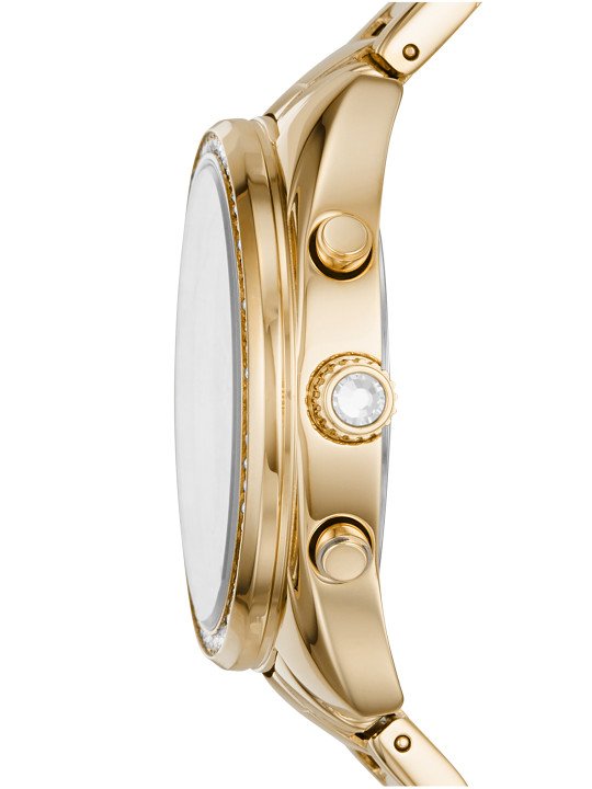 Fossil Women Gold-Toned Dial & Straps Vale Analogue Chronograph Watch BQ3658 - Image 2