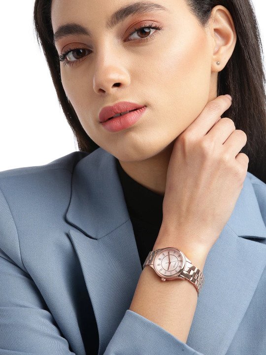 Fossil Women Rose Gold Analogue Watch BQ1571 - Image 10