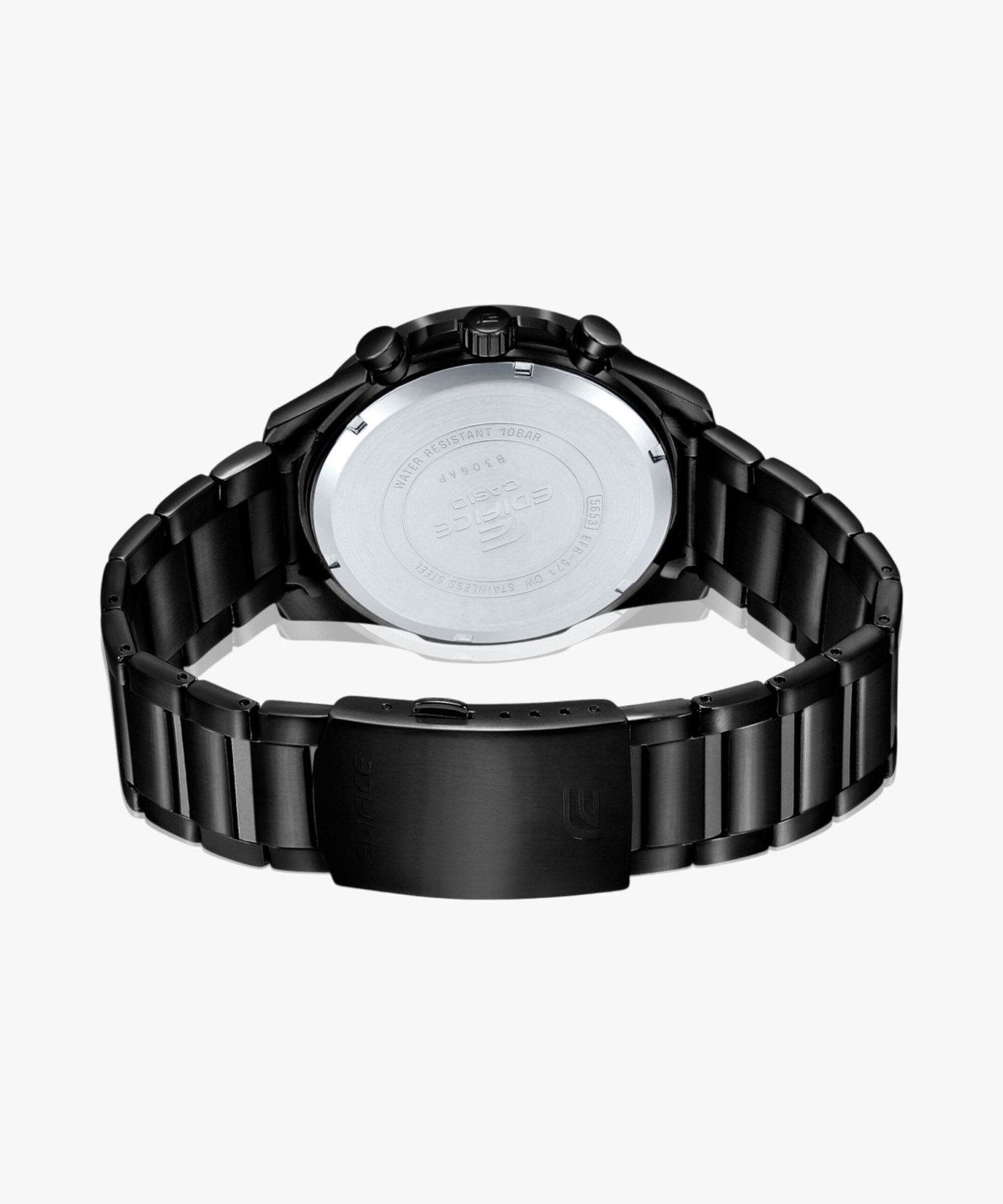 CASIO EFR-571DC-2AVUDF Edifice Blue Dial Black Stainless Steel Band Analog Watch - For Men - Image 4
