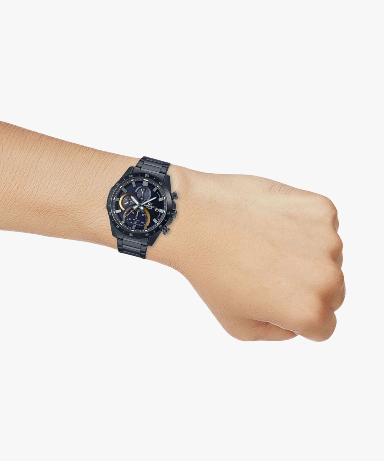 CASIO EFR-571DC-2AVUDF Edifice Blue Dial Black Stainless Steel Band Analog Watch - For Men - Image 7