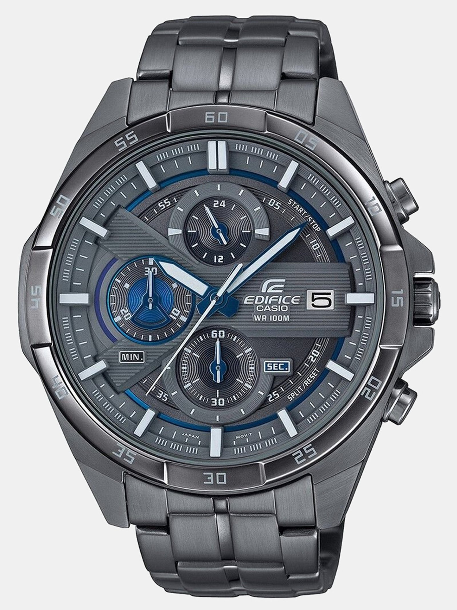 CASIO Edifice Edifice EFR-556GY-1AVUDF Gray Dial Gray Ip Stainless Steel Band Analog Watch - For Men - Image 3