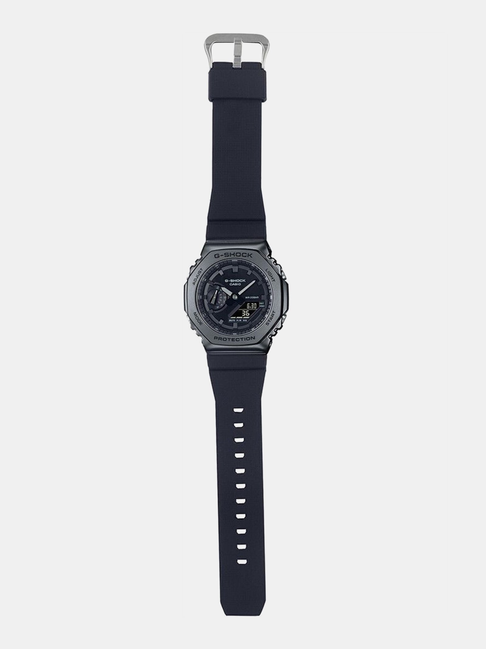 CASIO G-SHOCK Black Ip Dial Resin Strap Analog-Digital Watch - For Men G1371 (GM-2100BB-1ADR) - Image 8