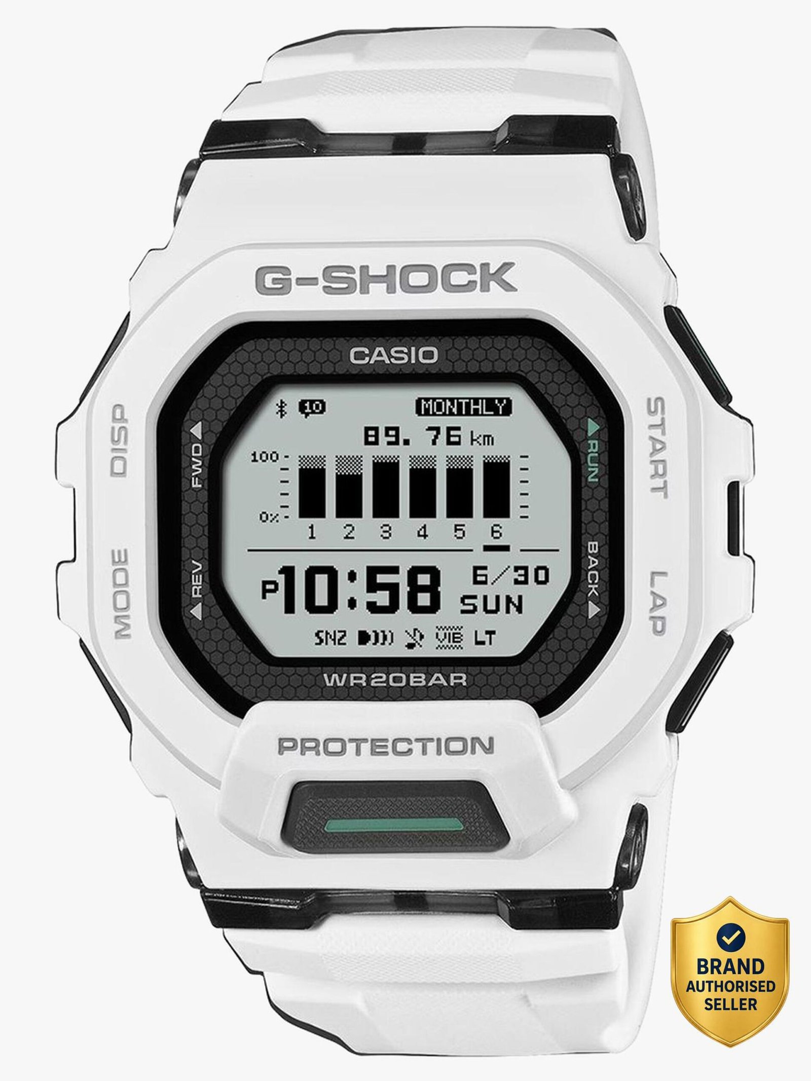 CASIO GBD-200-7DR G-SHOCK Digital Watch - For Men