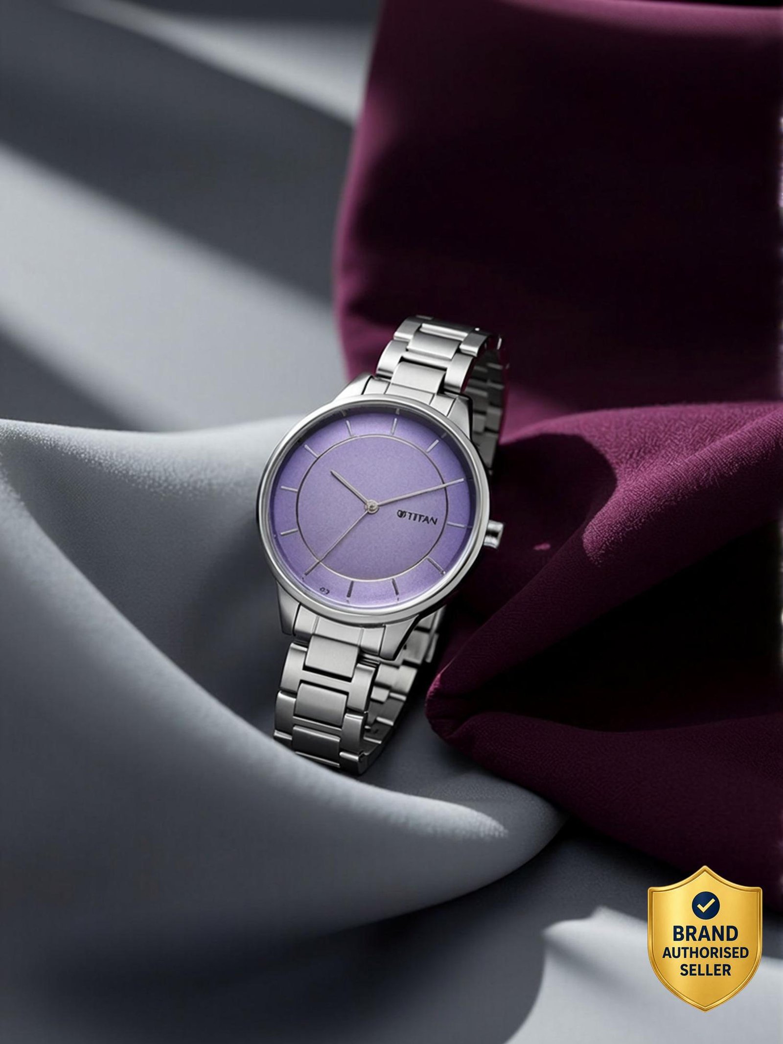 Titan Purple Razzle Dazzle Analog Watch - For Women 2648SM12,NU2648SM12