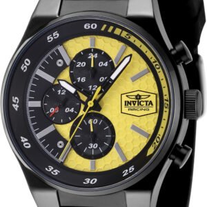 INVICTA Racing Quartz Yellow Dial Analog Watch  - For Men 48876