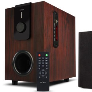 Intex 2.1 Choral TUFB OS 40 W Bluetooth Home Theatre (Black and Brown, 2.1 Channel)