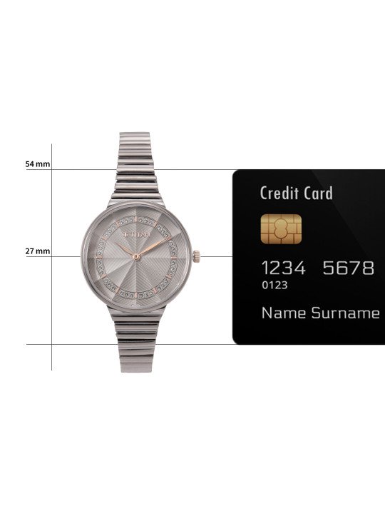 Titan Aura Quartz Analog With Grey Dial Watch For Women - Nt95245km02 - Image 8