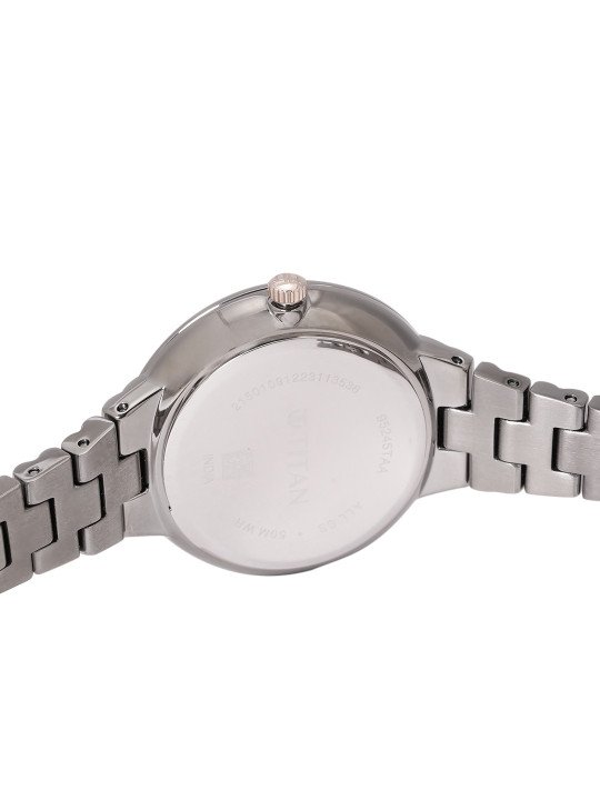 Titan Aura Quartz Analog With Grey Dial Watch For Women - Nt95245km02 - Image 6