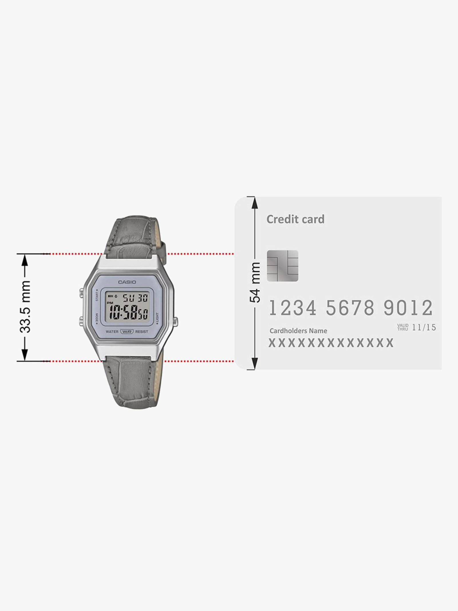 CASIO VINTAGE-OTHERS Digital Watch - For Women D424 (LA680WEL-8A2DF) - Image 10