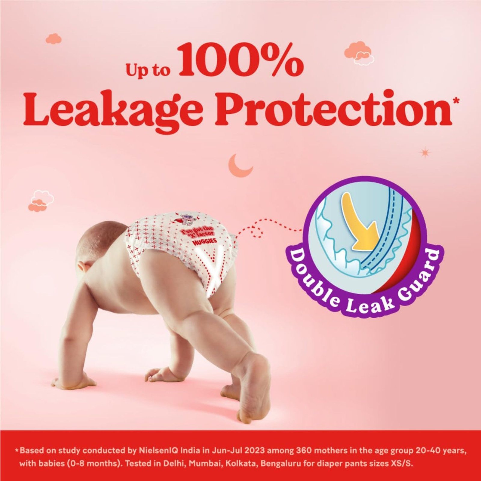 Huggies Dry Tape Baby Diaper (NB, 5 kg, 36 Pieces, 2 x Faster Absorption) - Image 7