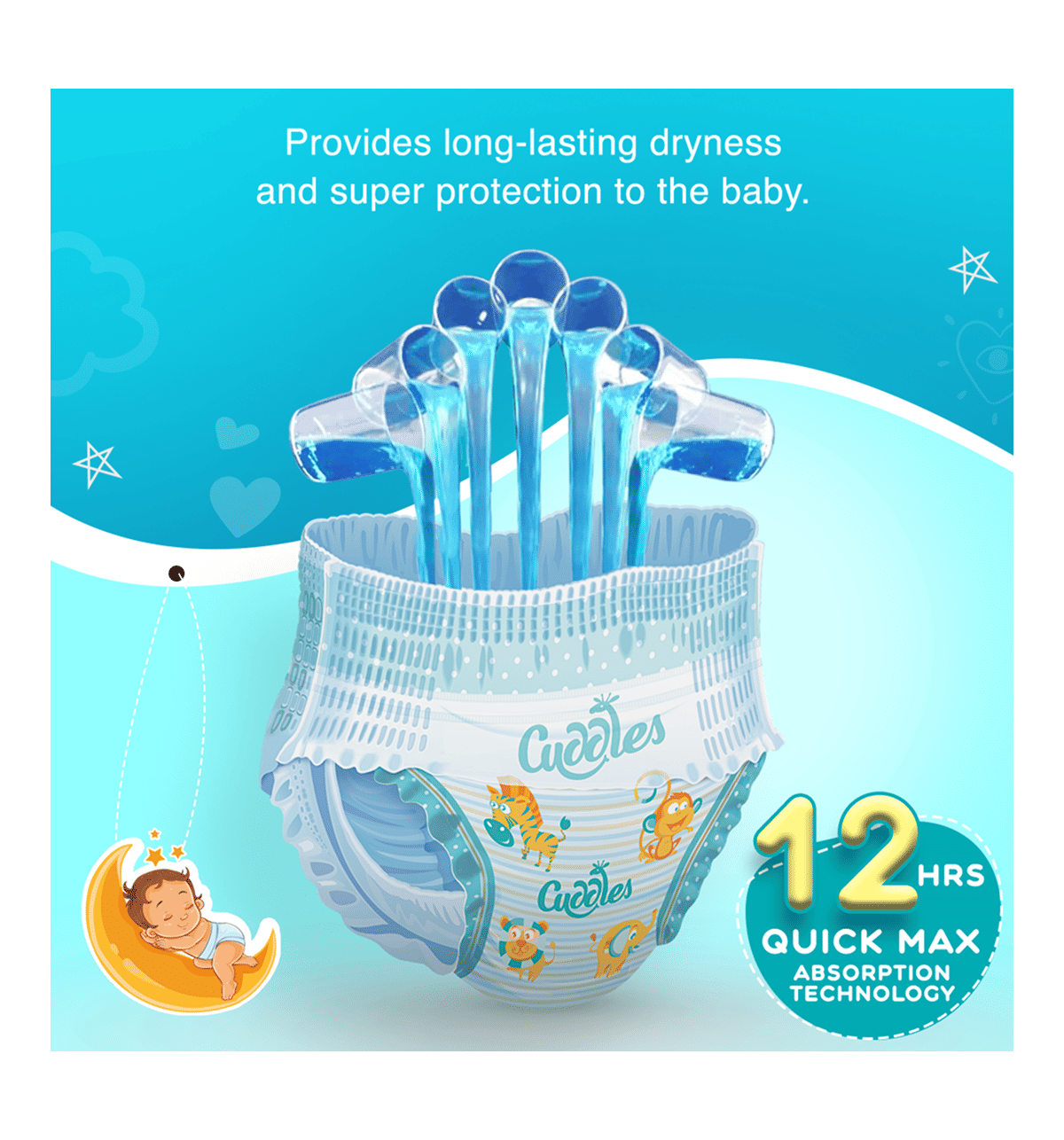 Cuddles Pant Baby Diaper - XXL 42 Pieces, Upto 12 hours Protection, 2X Softer - Image 5
