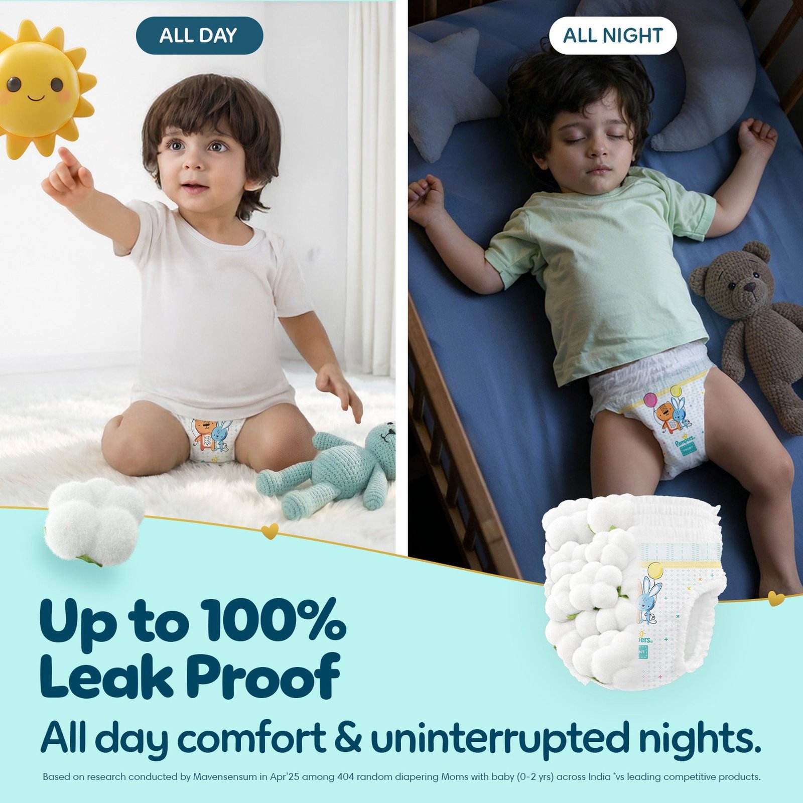 Pampers Premium Care Pants L 88 | No Marks Design | India’s Softest Diaper - Image 8
