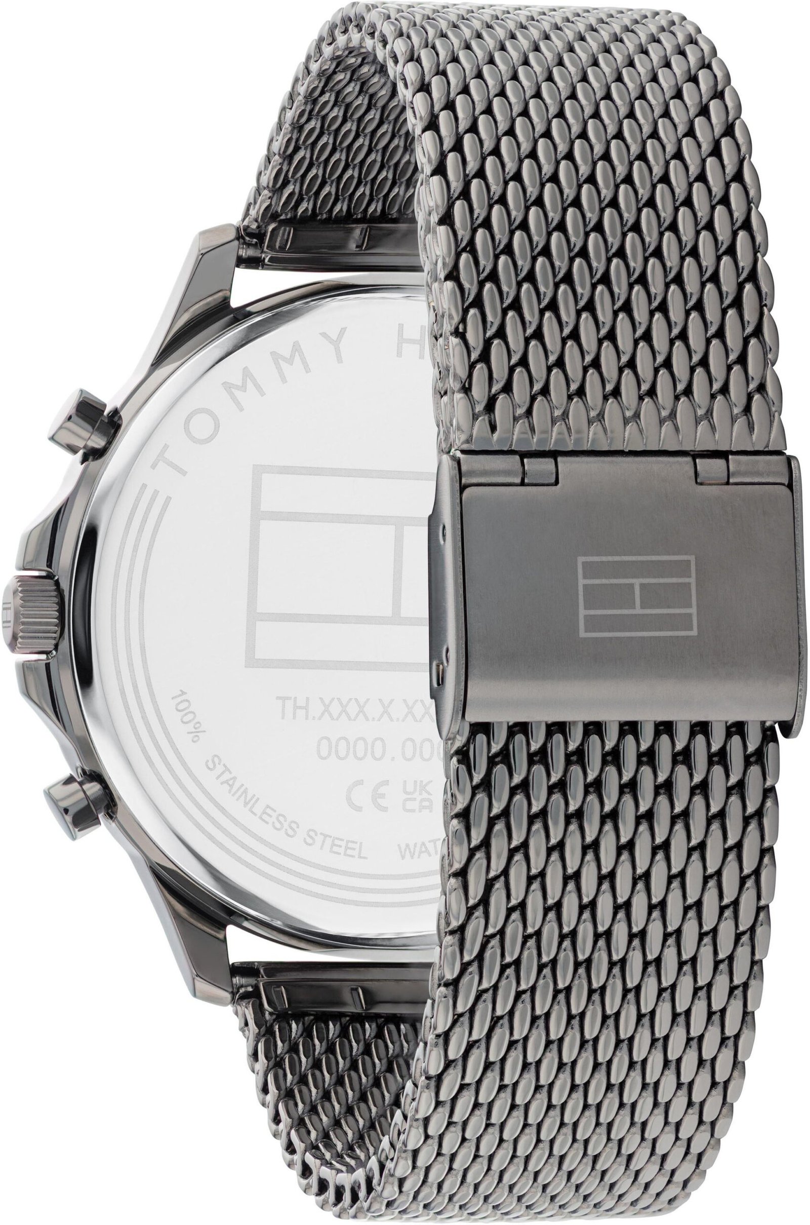 Tommy Hilfiger Multifunction Grey Dial Grey Stainless Steel Strap Analog Watch - For Men NETH1710500,NTTH1710500,NTTH1710500W - Image 4