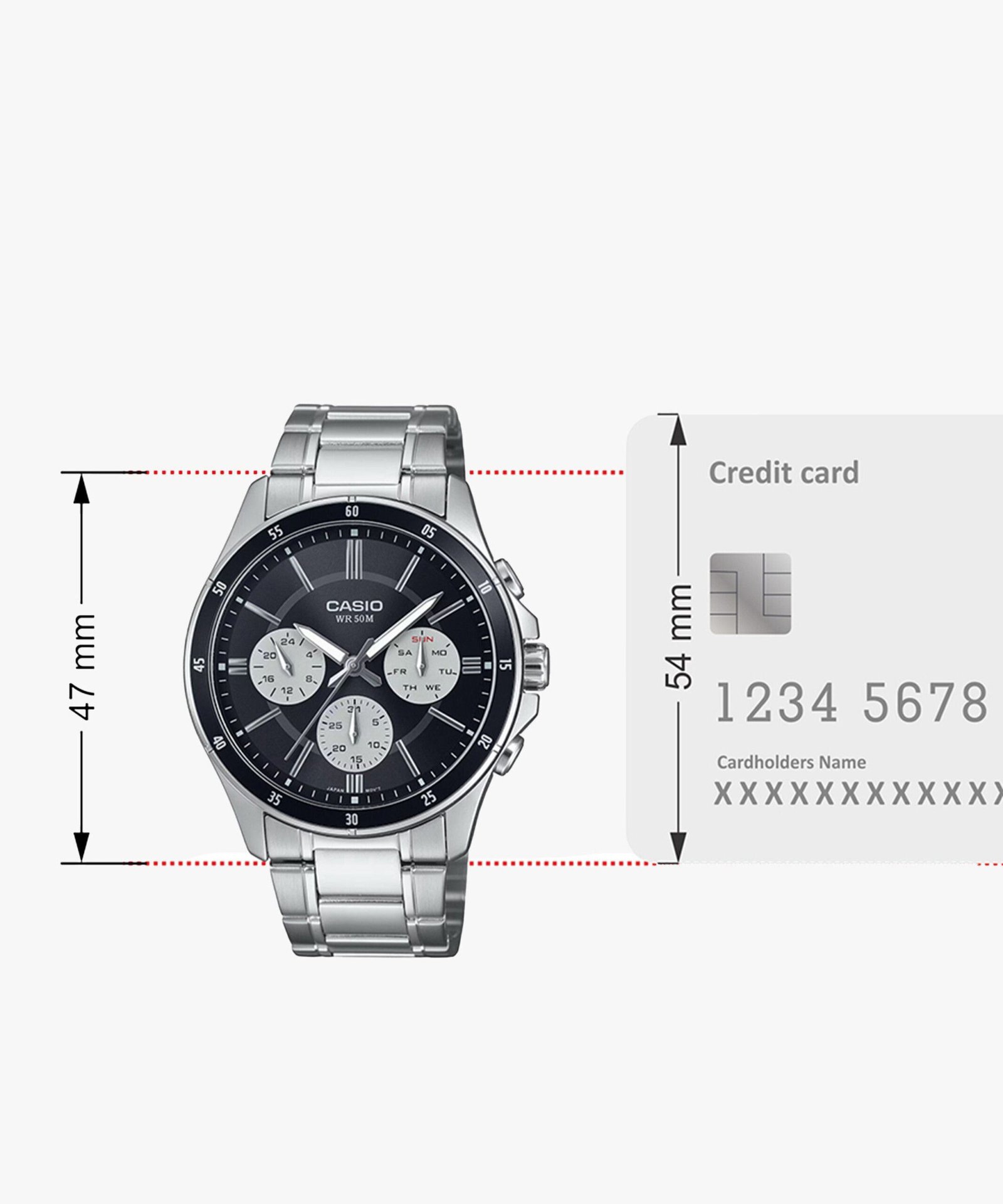CASIO MTP-1374 Analog Watch - For Men A2345 (MTP-1374D-1A3VDF) - Image 10