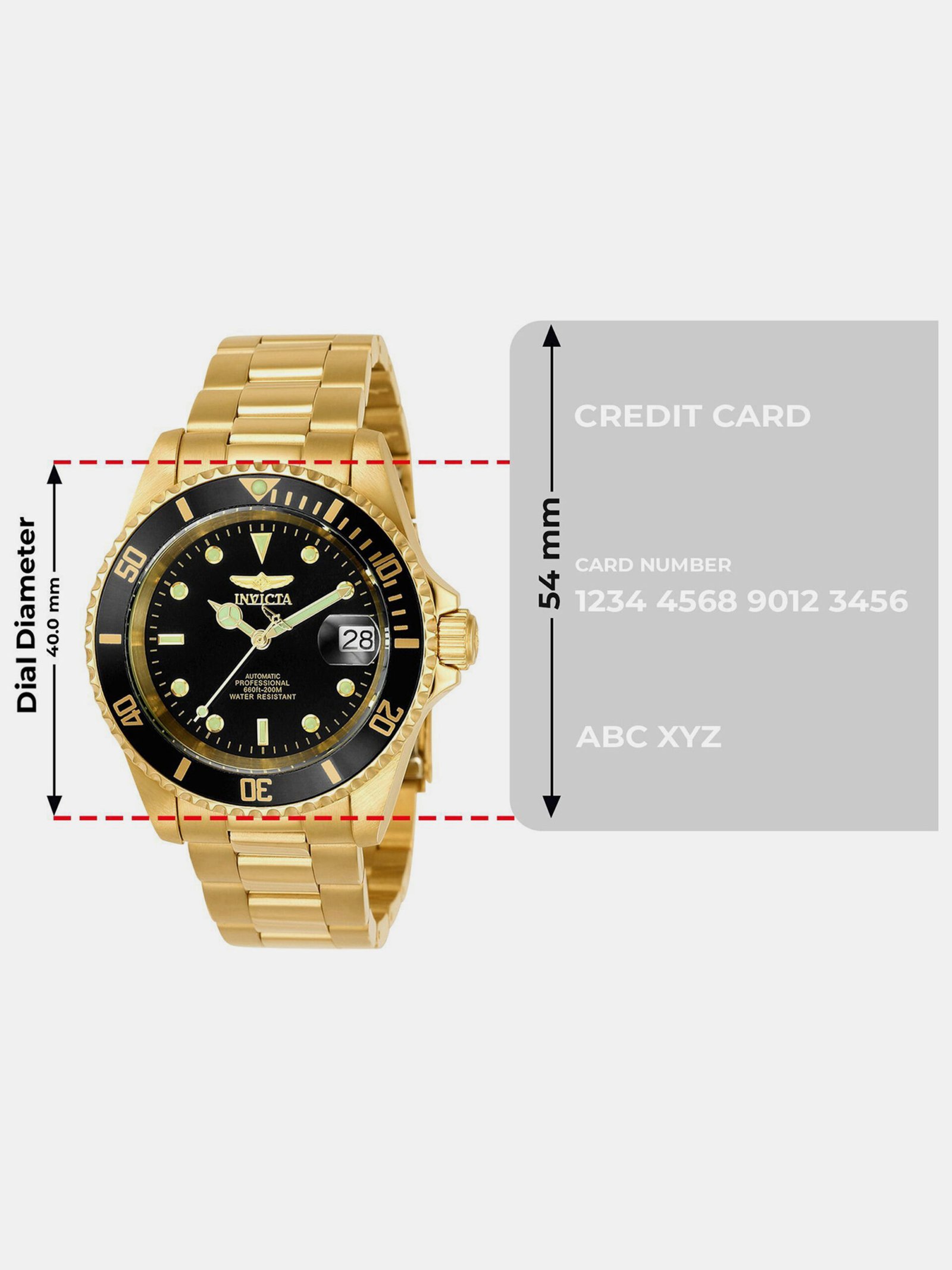 INVICTA Pro Diver Automatic Black Dial Analog Watch - For Men 8929OB - Image 5