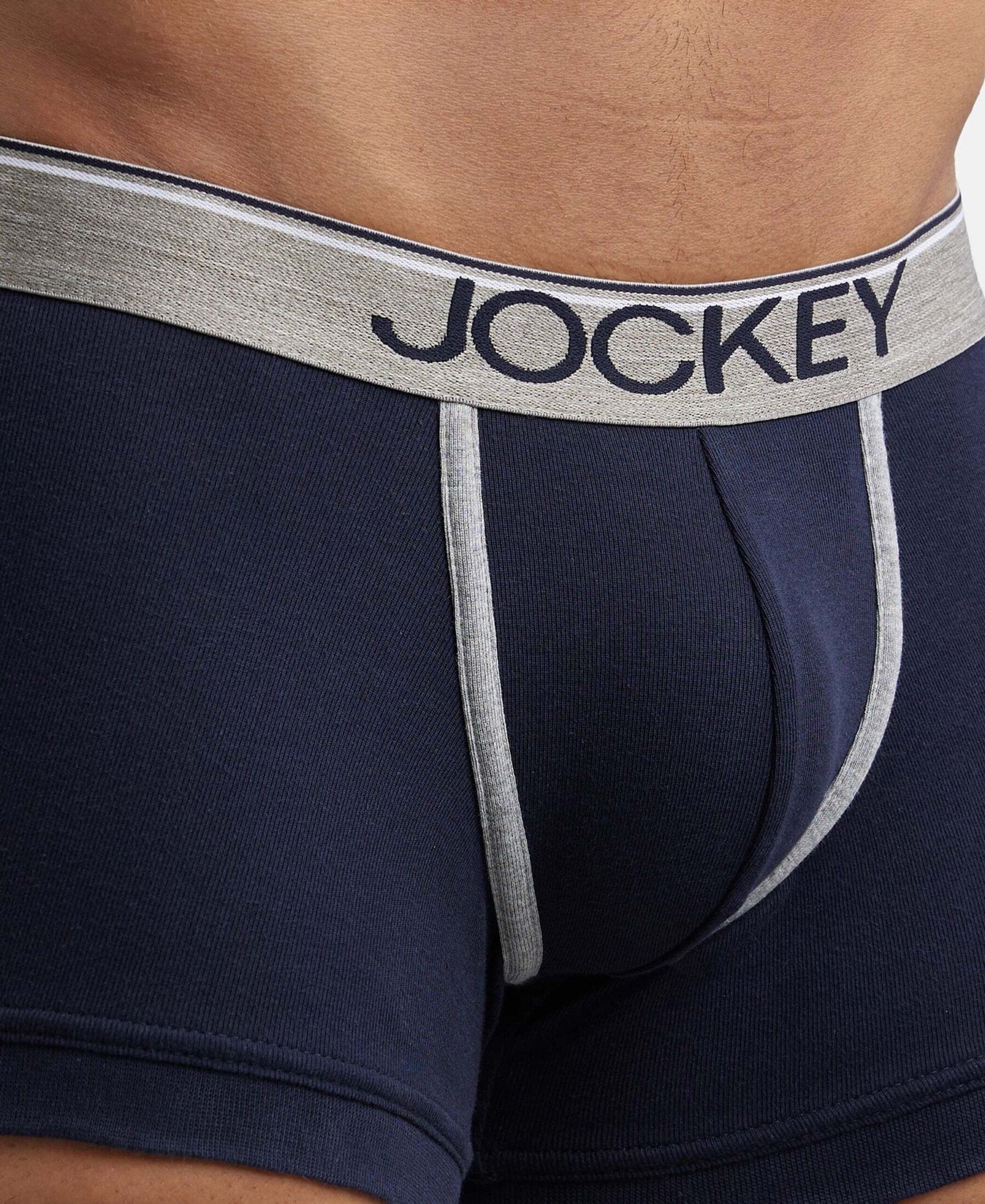 JOCKEY 8015 Super Combed Cotton Rib Solid Men Trunk - XL - Image 7