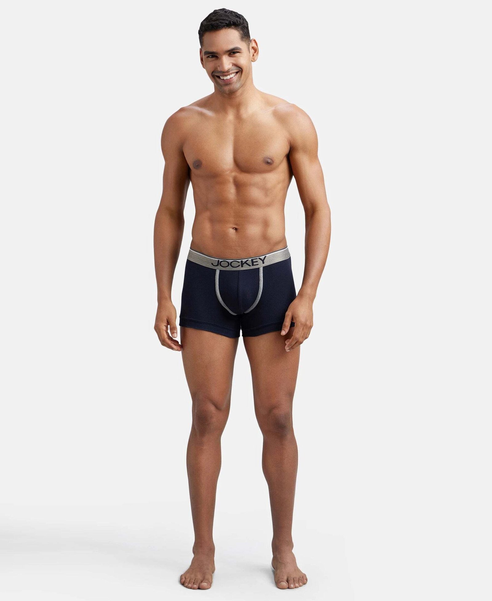 JOCKEY 8015 Super Combed Cotton Rib Solid Men Trunk - XL - Image 4