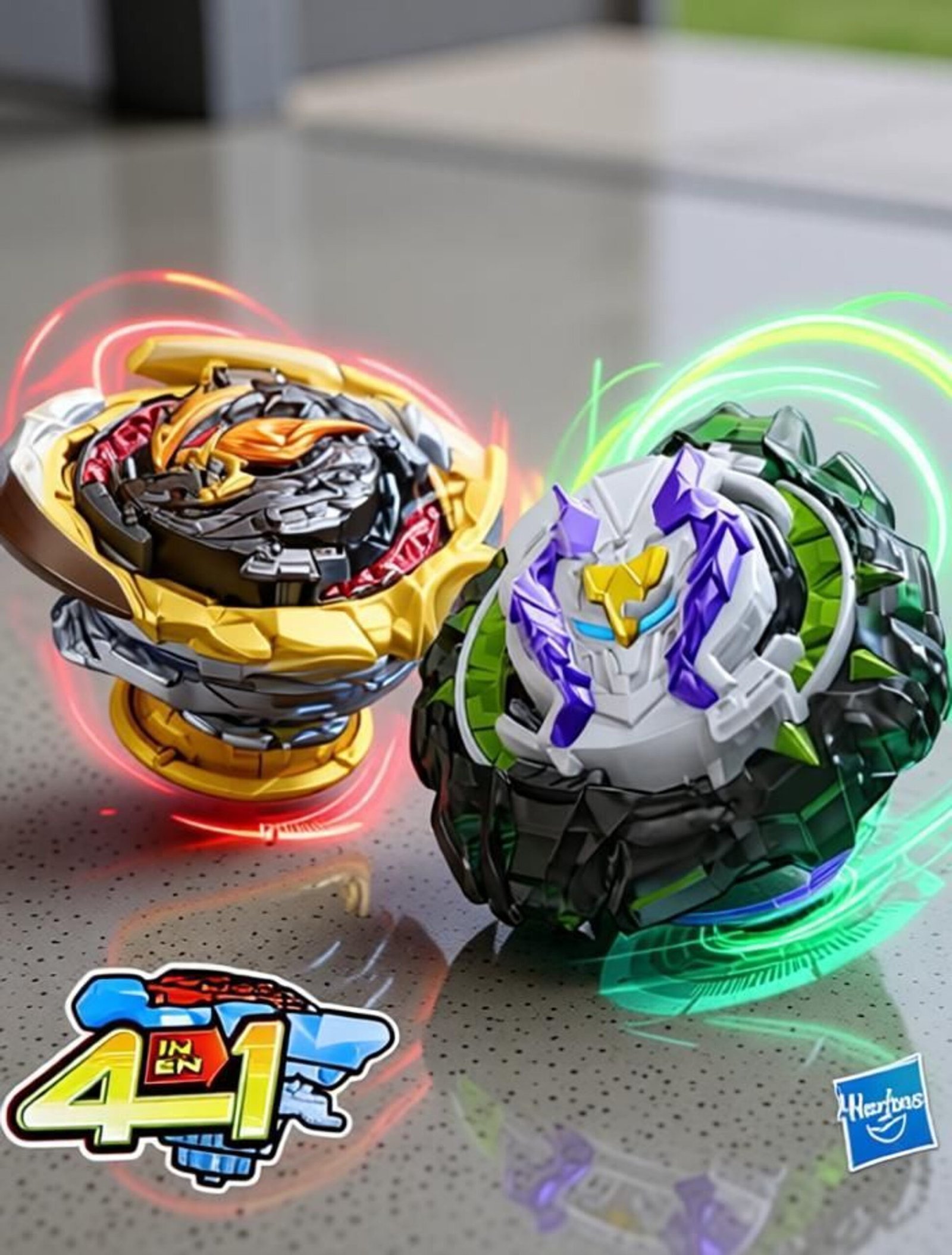BEYBLADE Burst QuadDrive Destruction Ifritor I7 & Stone Nemesis N7 Spinning Top Dual Pack (Multicolor) - Image 2