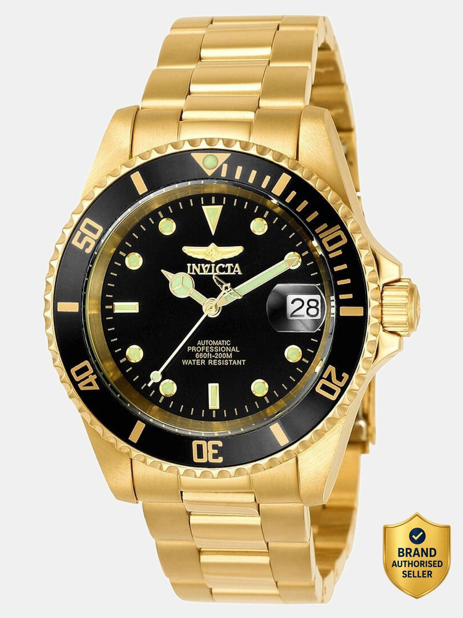 INVICTA Pro Diver Automatic Black Dial Analog Watch - For Men 8929OB