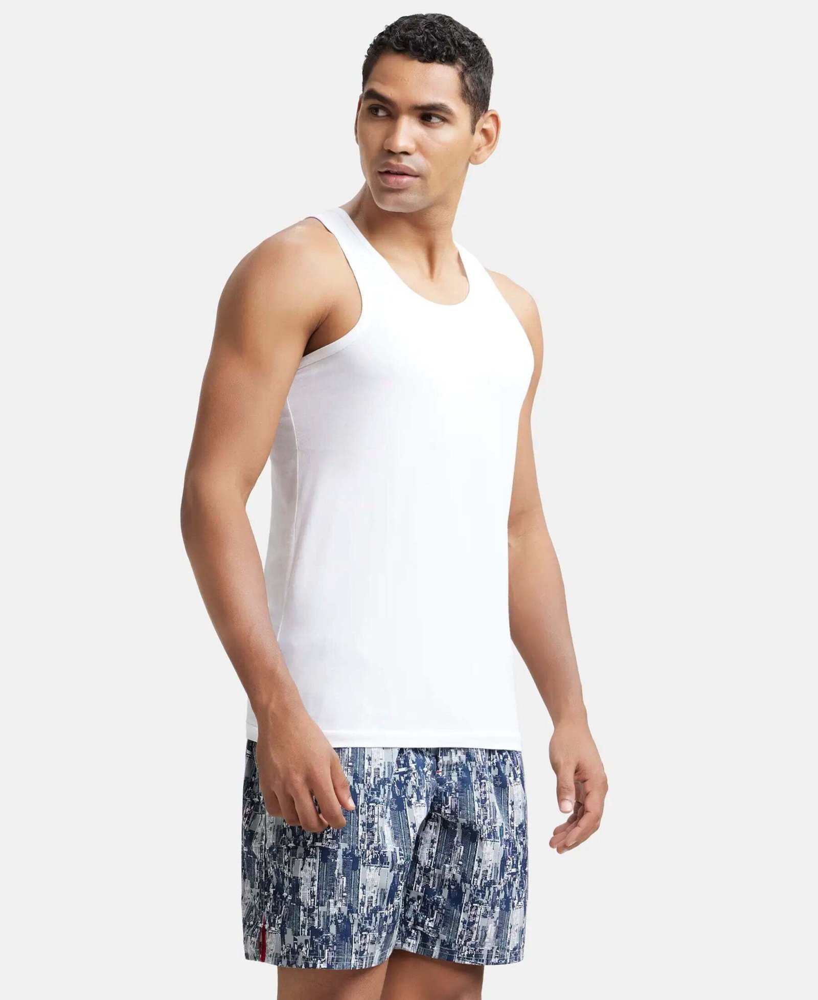 JOCKEY Pack of 2 8820 Super Combed Cotton Men Vest - L (100-105) - Image 2