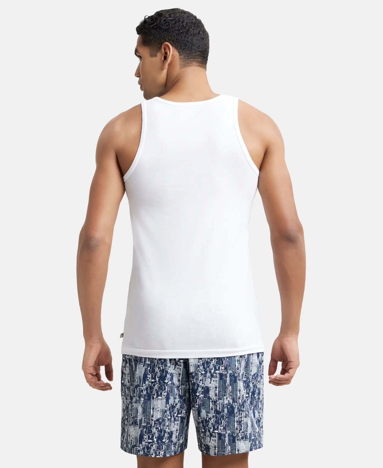 JOCKEY Pack of 2 8820 Super Combed Cotton Men Vest - L (100-105) - Image 3